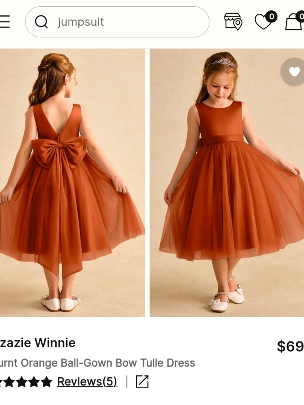 Flower girl dress